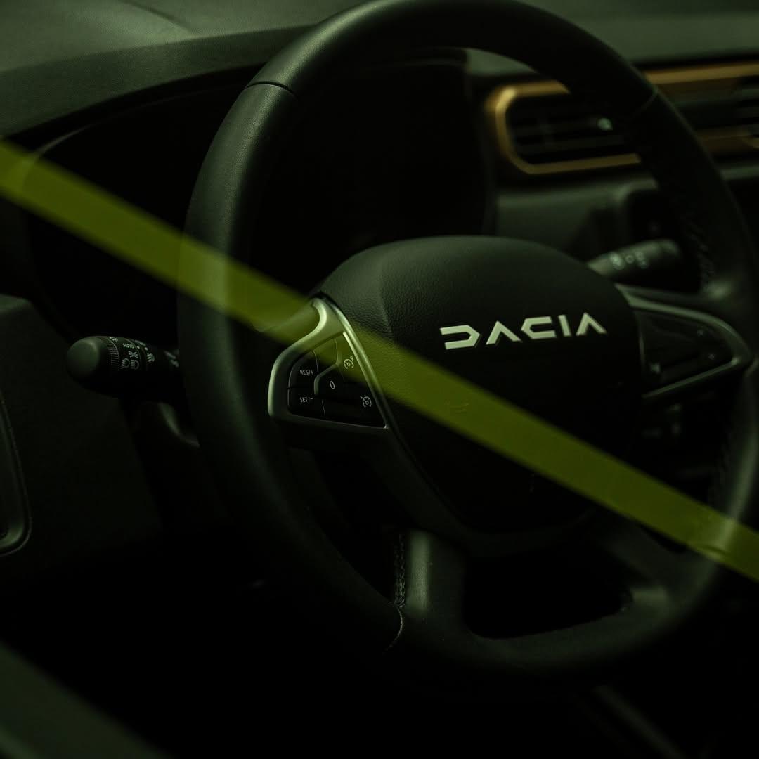 Kierownica Dacii — wnętrze po odświeżeniu
